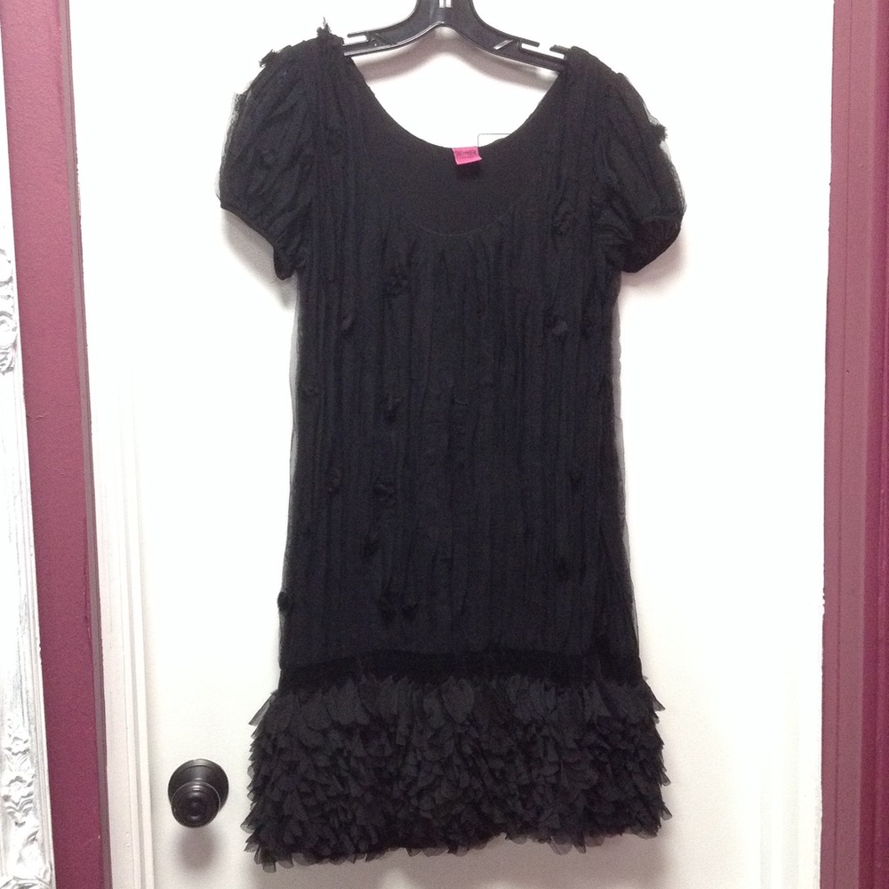 Save the Queen Silk Ruffles Dress